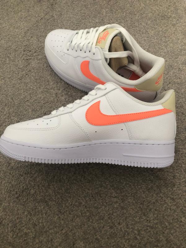 nike air force 1 07 white atomic pink fossil white