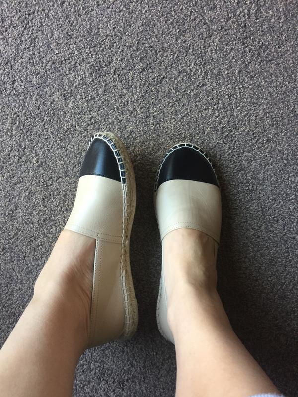 office leather espadrilles