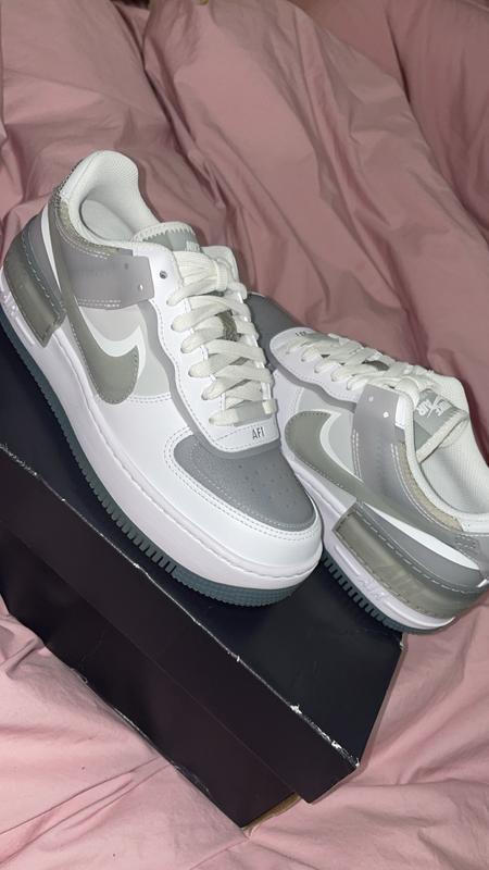 air force 1 shadow trainers white particle grey grey fog