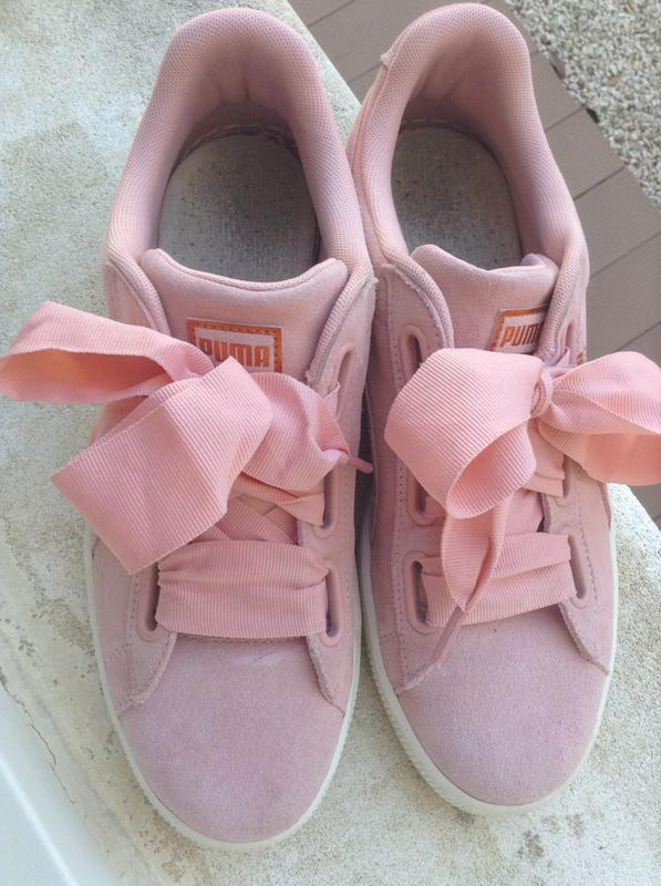 puma heart basket coral puma heart basket coral