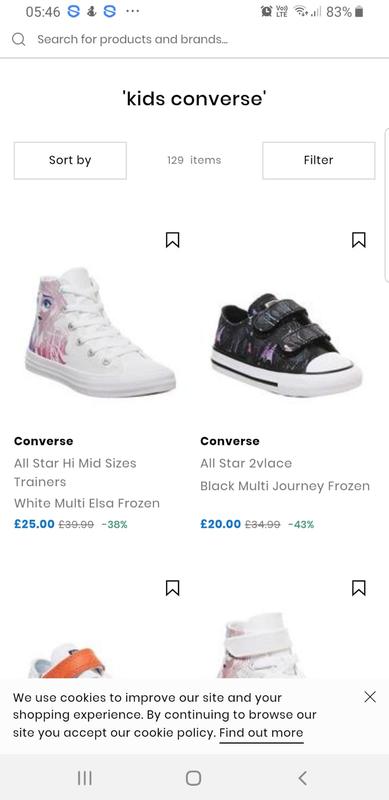 childrens frozen converse