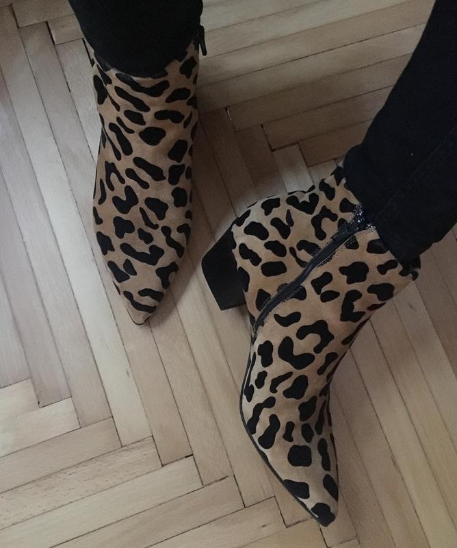 office leopard print boots