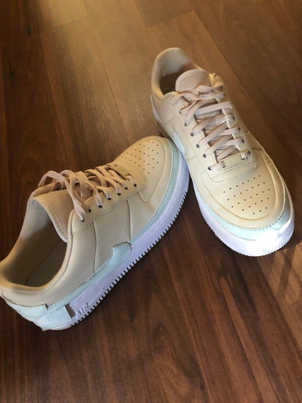 air force 1 jester trainers light cream ghost aqua white