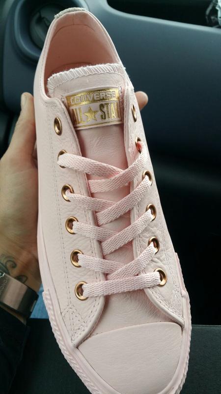 vapour pink rose gold converse