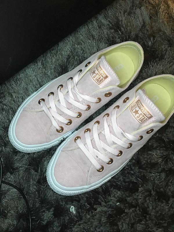 artic pink rose gold converse