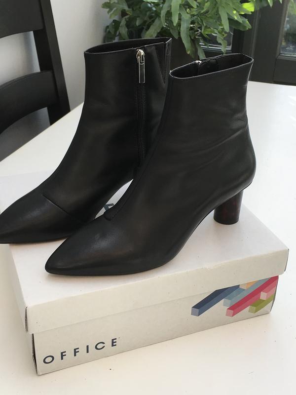 office tortoiseshell boots
