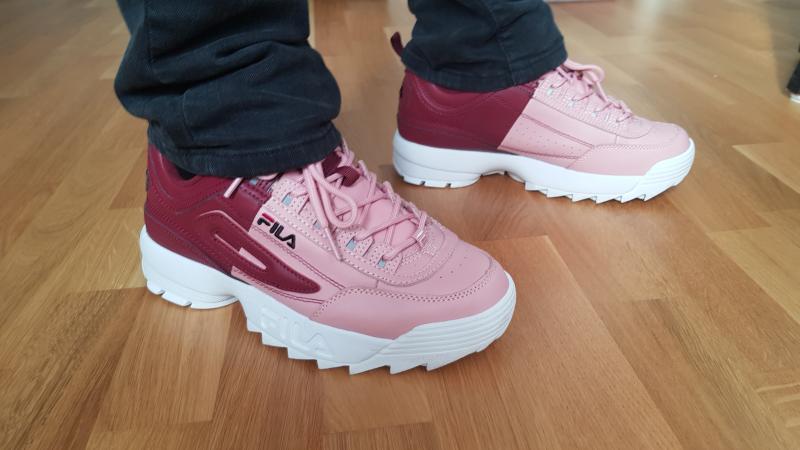 fila disruptor pink shadow