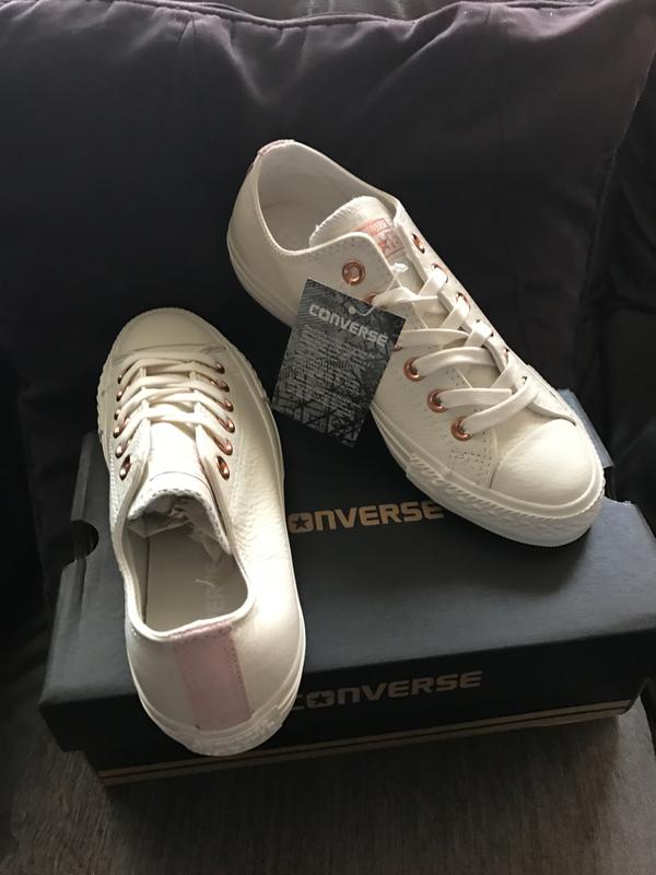 egret converse rose gold