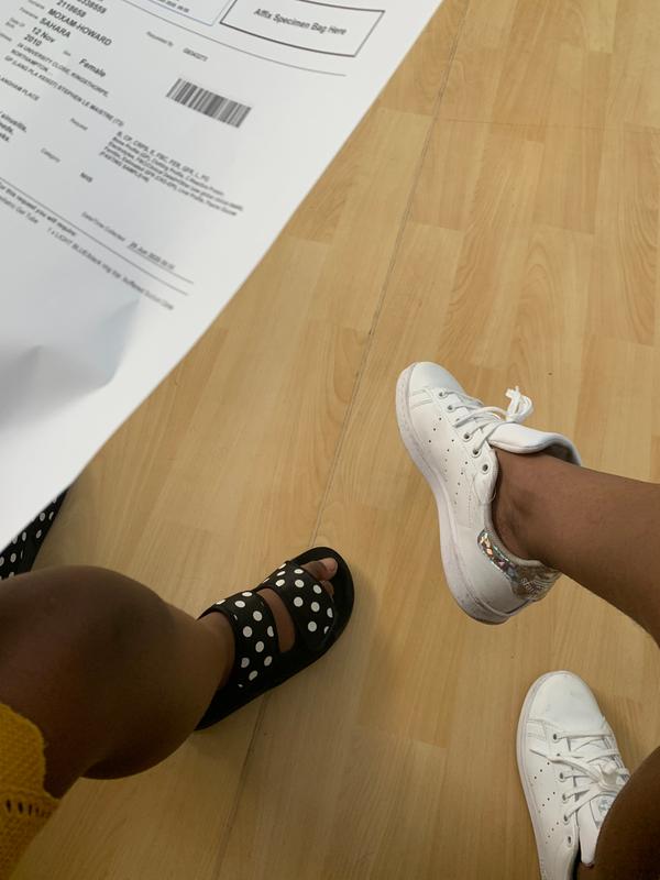 adilette slides polka dot