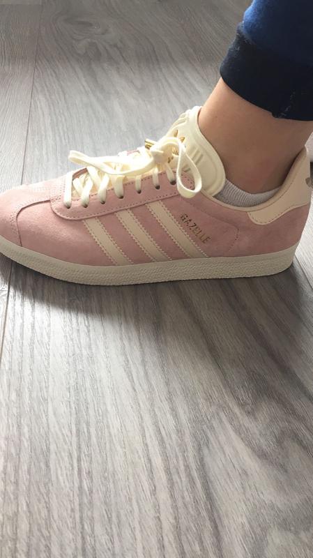 Adidas Originals Damen Gazelle Trainer Vapor Pink & White Adidas Originals Damen Gazelle Trainer Vapor Pink & White