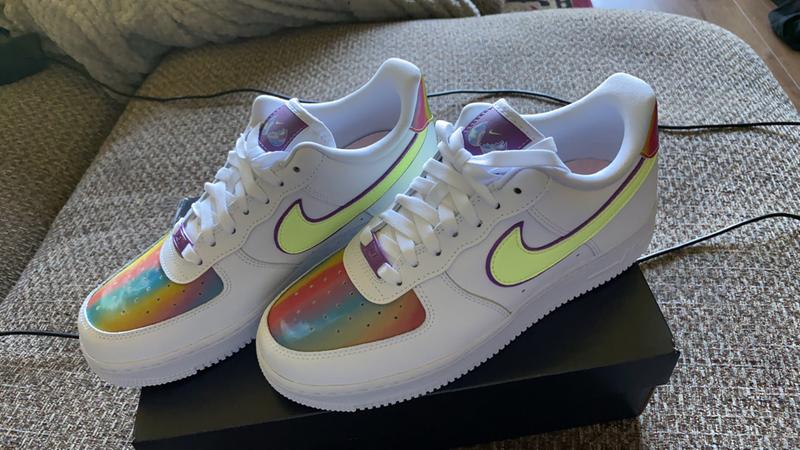 air force 1 07 trainers white barely volt hyper blue purple washed coral f