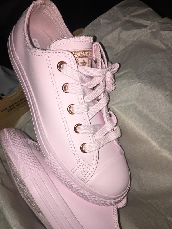 artic pink rose gold converse