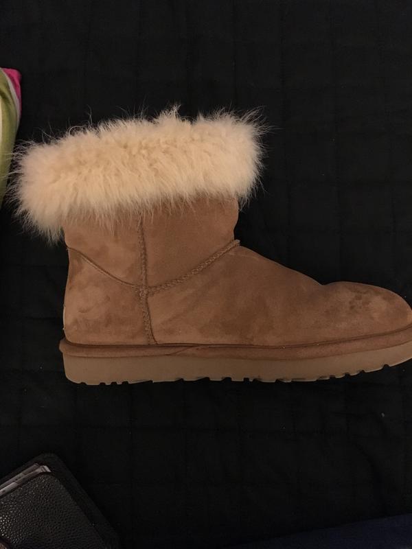 ugg milla fur cuff boots