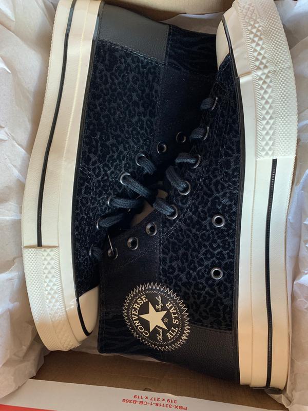 all star hi 70s trainers black black egret