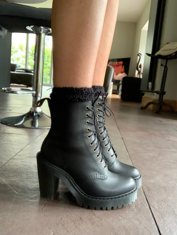 bağlantı Pantolon öz  dr martens kendra black leather heeled ankle boots,mobilibianco.it