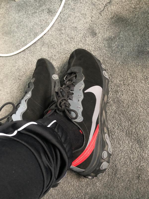 nike react element 55 off noir gunsmoke & black