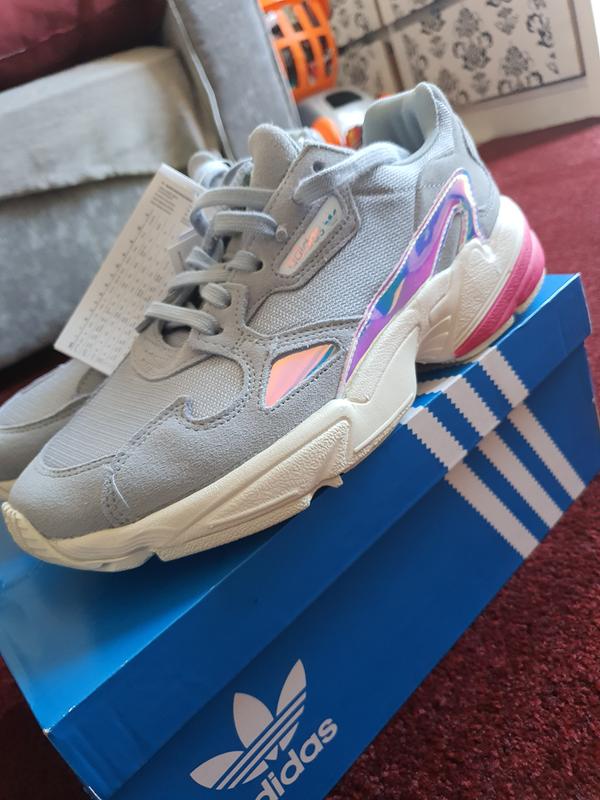 adidas falcon grey blue