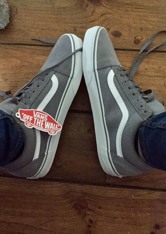 light grey old skool vans