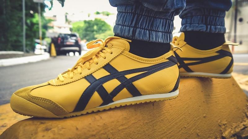 Onitsuka Tiger Mexico 66 Trainers Yellow Black Unisex Sports