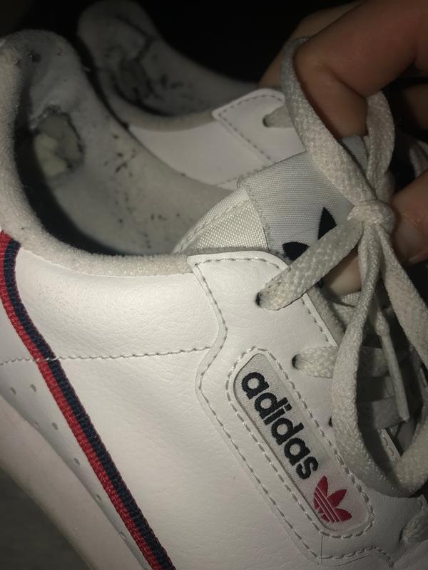adidas continental 80's white scarlet collegiate navy