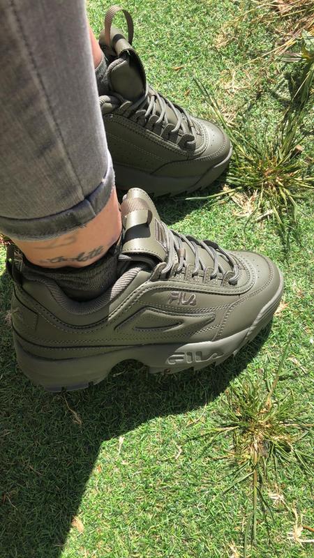 fila disruptor olive