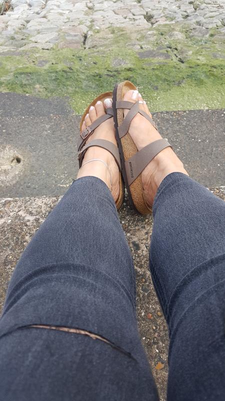 birkenstock mayari cross strap sandals mocha