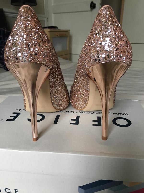 glitter court heels