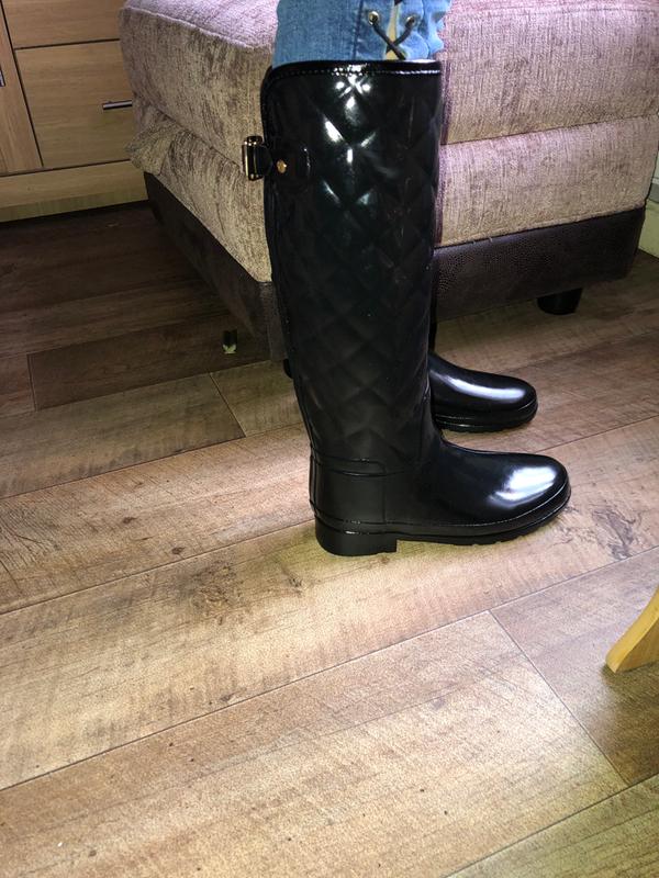 hunter refined gloss quilted tall