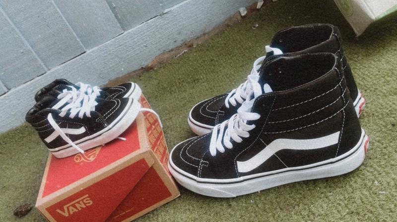all black van high tops
