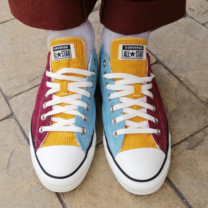 yellow corduroy converse