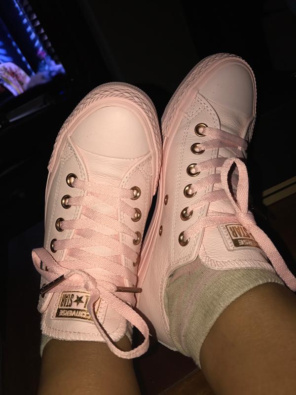 vapour pink rose gold converse