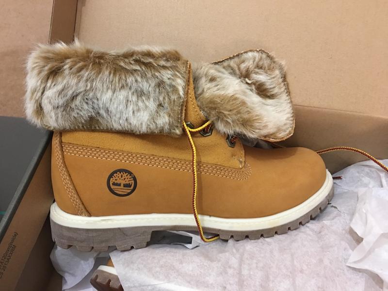 timberland boots with fur