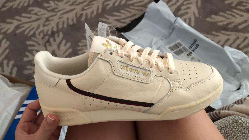 adidas continental 80s trainers chalk night cargo met gold exclusive