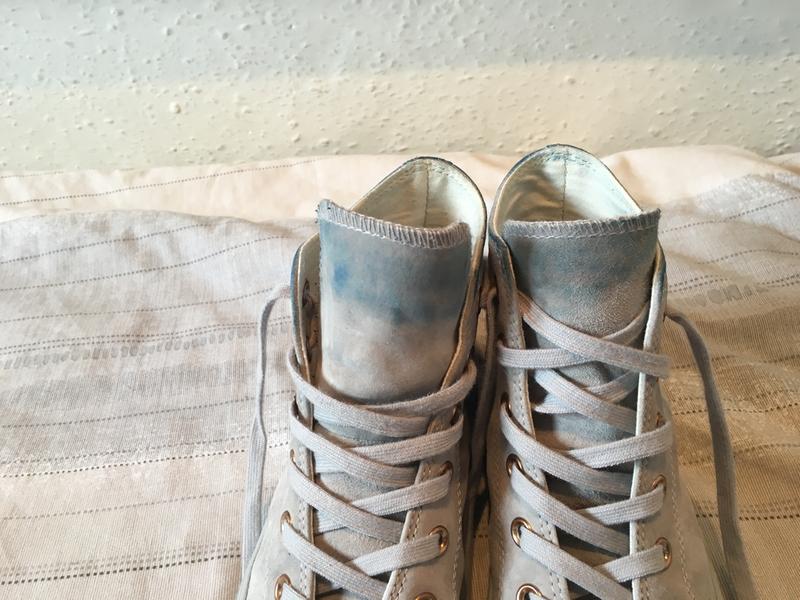 converse all star hi leather ash grey rose gold