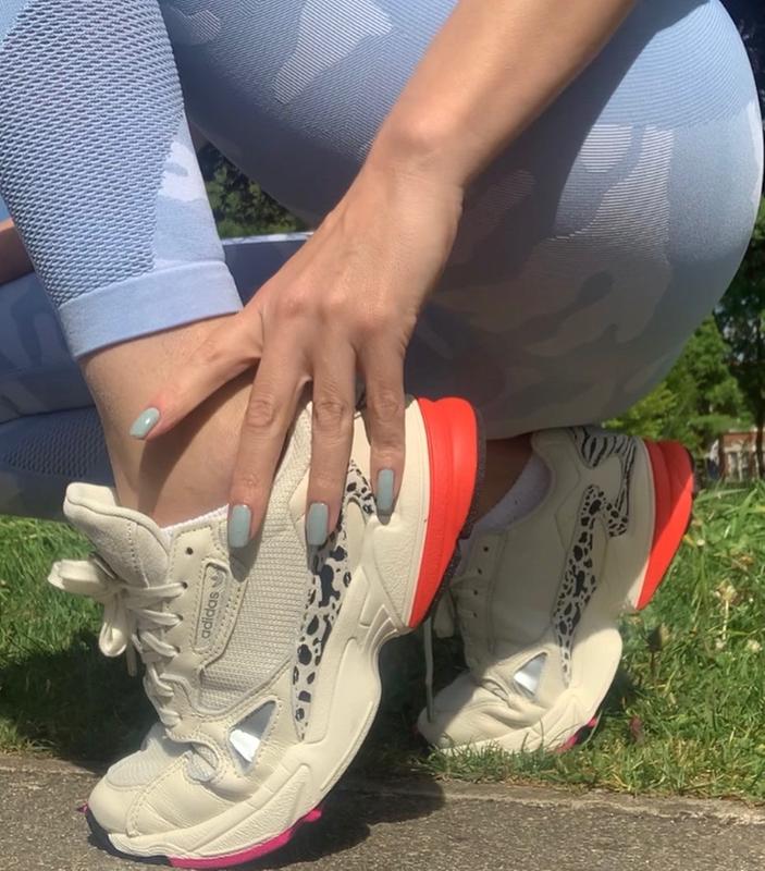 adidas falcon animal print