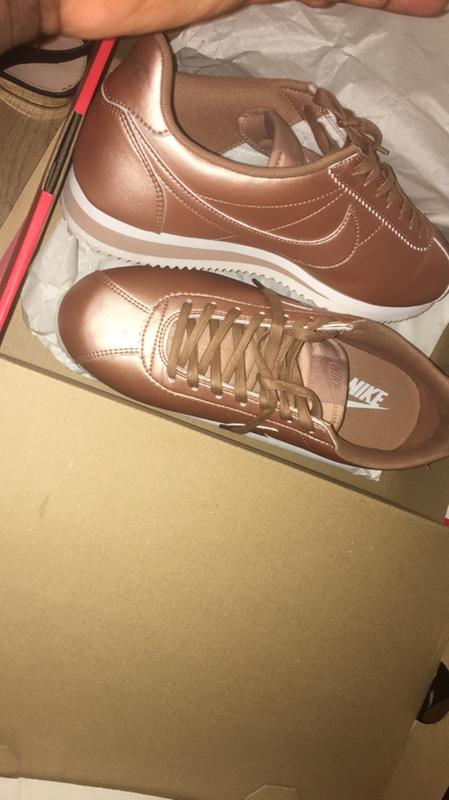 nike cortez junior rose gold