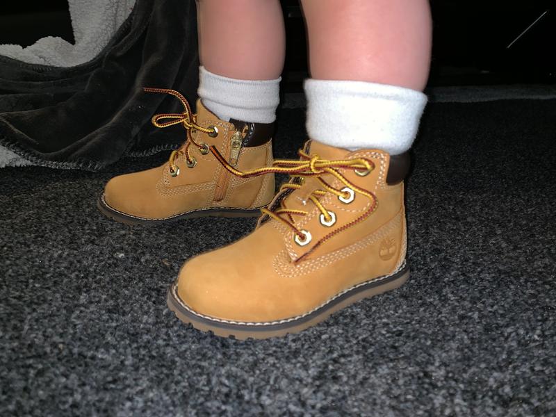 pokey pine6 inch boot for toddlers in yellow
