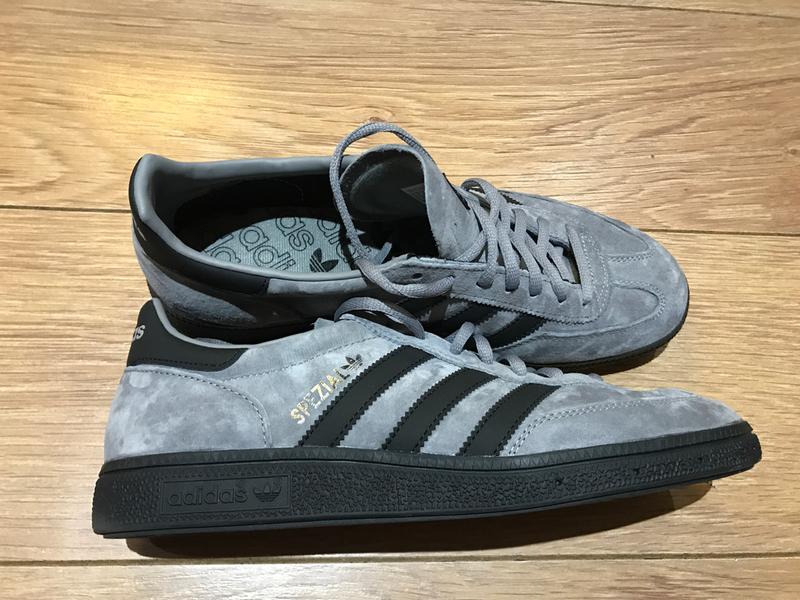 adidas dark grey handball spezial trainers