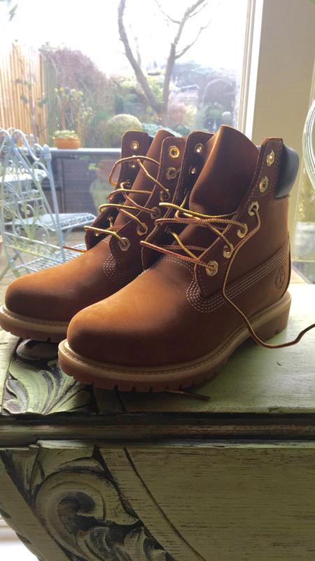 rust nubuck timberland womens