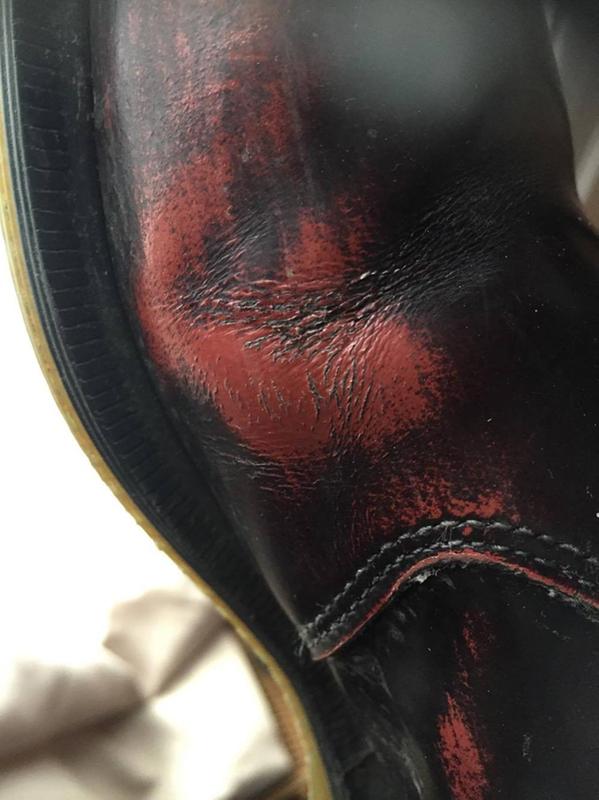 doc martens cracked leather