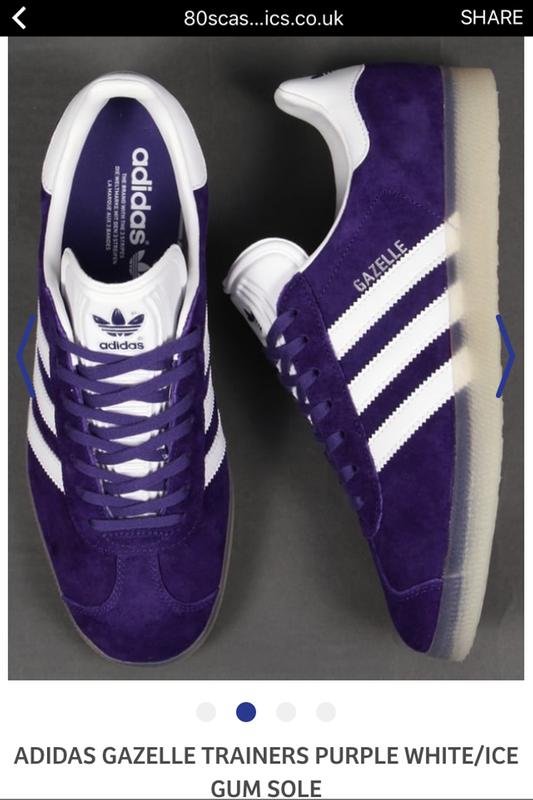 purple gazelle trainers