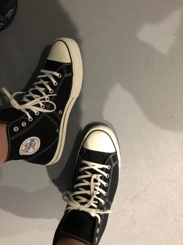 converse lucky star black