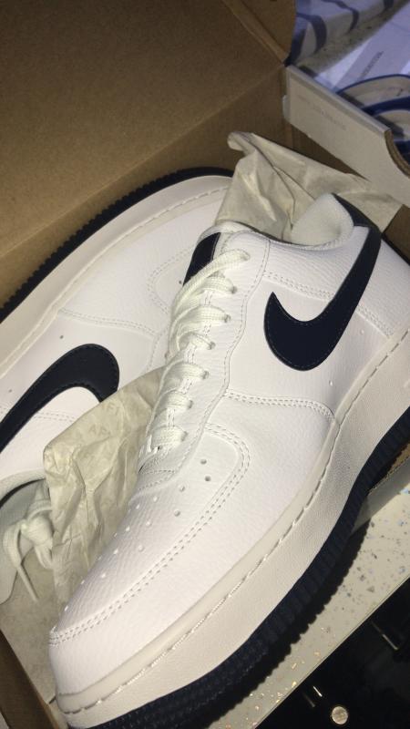air force 1 07 trainers white obsidian white ocean cube