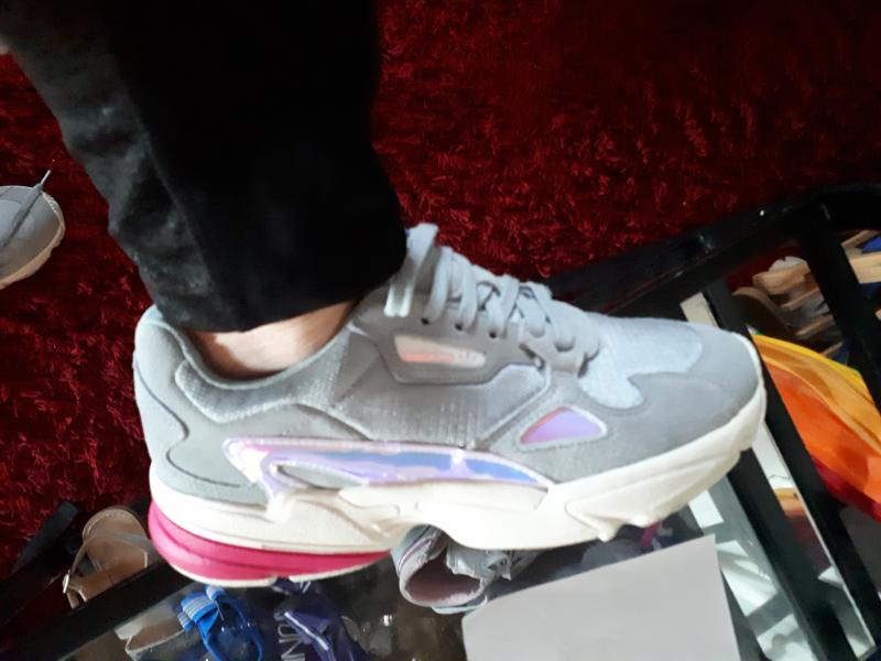 adidas Falcon Light Grey Real Magenta 