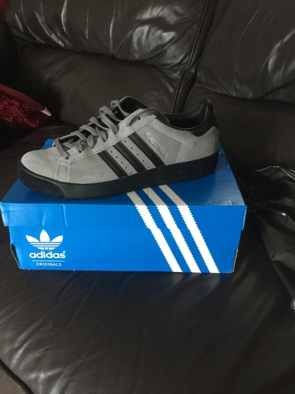 adidas forest hills grey black