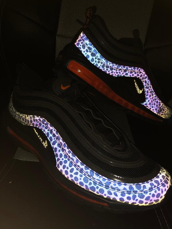 air max 97 trainers black orange trance thunder grey stargazer