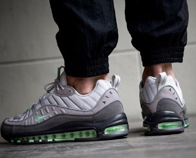 nike air max 98 mint grey