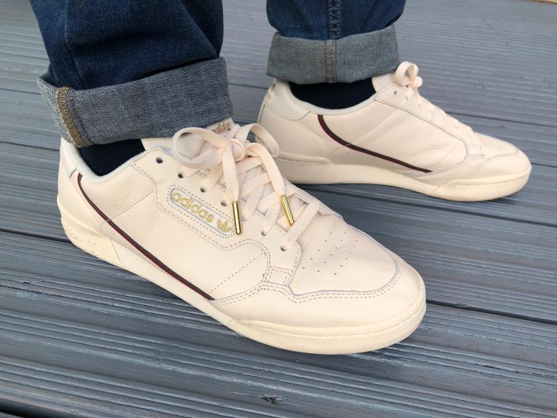 adidas continental 80s trainers chalk night cargo met gold exclusive