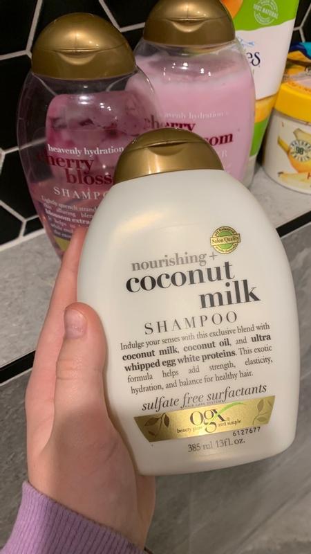 OGX Nourishing + Coconut Milk Shampoo, 385ml