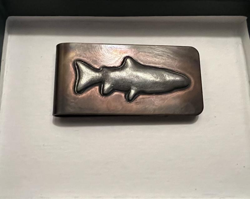 Trout Recycled Metal Money Clip